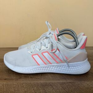 Adidas Women Puremotion SE Sneakers US 9 shoes White Acid Red Chalk White